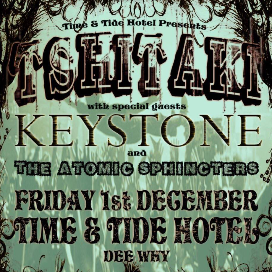 Atomic Sphincters Gig Poster - Time and Tide - 1 December 2018